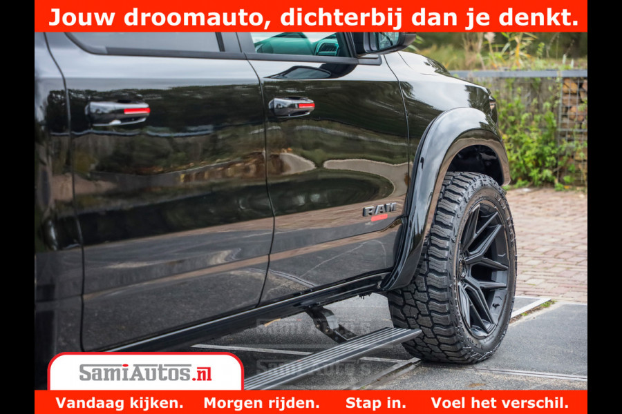 Dodge Ram 1500 GT EDITION | 5.7 HEMI V8 402PK | VIRTUAL COCKPIT | HEAD-UP | ADAPTIVE CRUISE | 360 CAMERA | TRX PACK | VOLLE UITVOERING Comfortabele Dubbele Cabine met Royale 5 Zitplaatsen | BPM vrij | Nu Leverbaar uit Voorraad | Voorraad Nr 2435