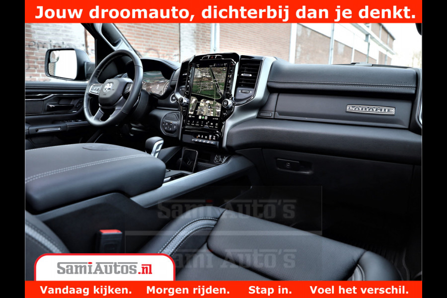 Dodge Ram 1500 GT EDITION | 5.7 HEMI V8 402PK | VIRTUAL COCKPIT | HEAD-UP | ADAPTIVE CRUISE | 360 CAMERA | TRX PACK | VOLLE UITVOERING Comfortabele Dubbele Cabine met Royale 5 Zitplaatsen | BPM vrij | Nu Leverbaar uit Voorraad | Voorraad Nr 2435