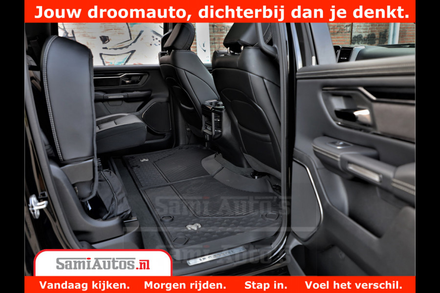 Dodge Ram 1500 GT EDITION | 5.7 HEMI V8 402PK | VIRTUAL COCKPIT | HEAD-UP | ADAPTIVE CRUISE | 360 CAMERA | TRX PACK | VOLLE UITVOERING Comfortabele Dubbele Cabine met Royale 5 Zitplaatsen | BPM vrij | Nu Leverbaar uit Voorraad | Voorraad Nr 2435