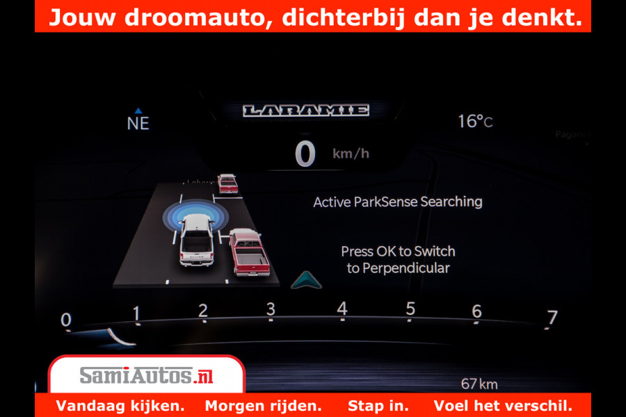Dodge Ram 1500 GT EDITION | 5.7 HEMI V8 402PK | VIRTUAL COCKPIT | HEAD-UP | ADAPTIVE CRUISE | 360 CAMERA | TRX PACK | VOLLE UITVOERING Comfortabele Dubbele Cabine met Royale 5 Zitplaatsen | BPM vrij | Nu Leverbaar uit Voorraad | Voorraad Nr 2435