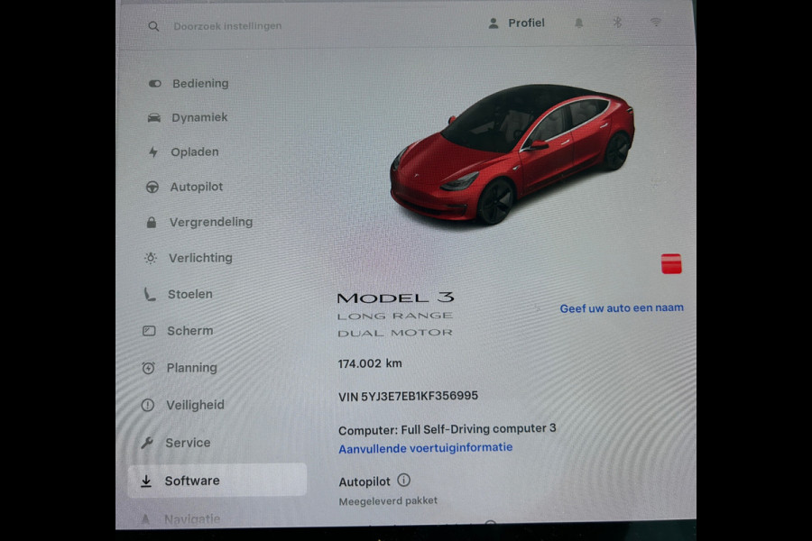 Tesla Model 3 Long Range AWD 75 kWh 86% SOH Trekhaak (1.000kg)