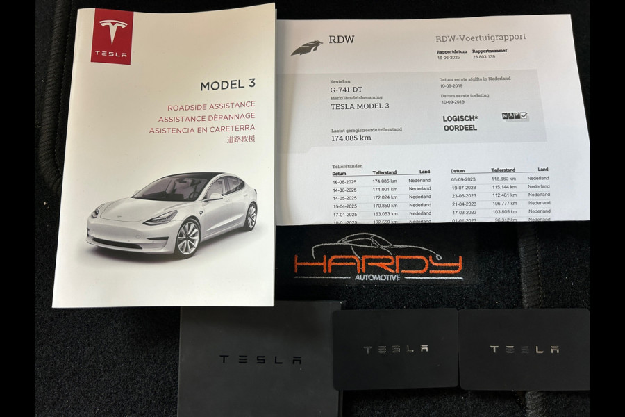 Tesla Model 3 Long Range AWD 75 kWh 86% SOH Trekhaak (1.000kg)