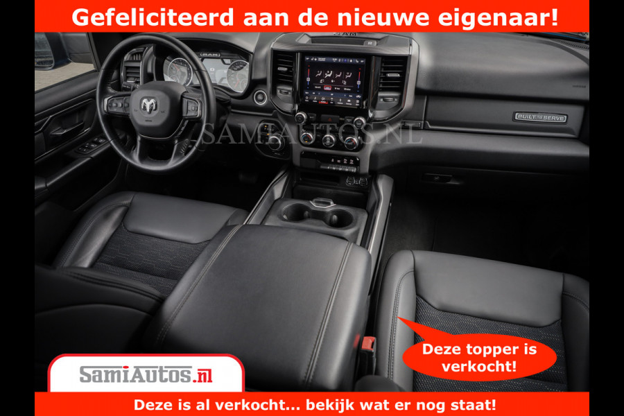 Dodge Ram 1500 BUILT TO SERVE Wide Body | 5.7 V8 HEMI | Zeer Dik | Comfortabele Dubbele Cabine DC met Royale 5 Zitplaatsen |
