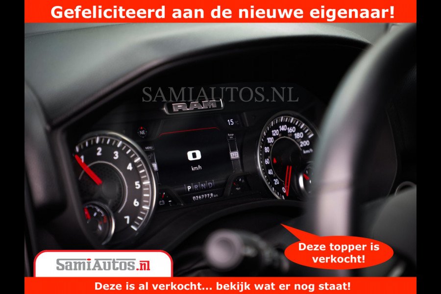 Dodge Ram 1500 BUILT TO SERVE Wide Body | 5.7 V8 HEMI | Zeer Dik | Comfortabele Dubbele Cabine DC met Royale 5 Zitplaatsen |