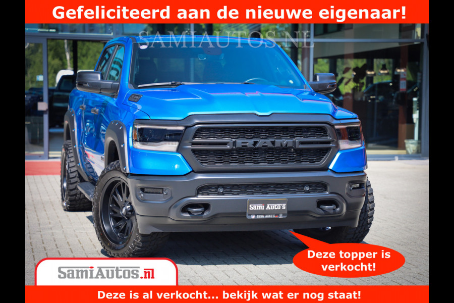 Dodge Ram 1500 BUILT TO SERVE Wide Body | 5.7 V8 HEMI | Zeer Dik | Comfortabele Dubbele Cabine DC met Royale 5 Zitplaatsen |