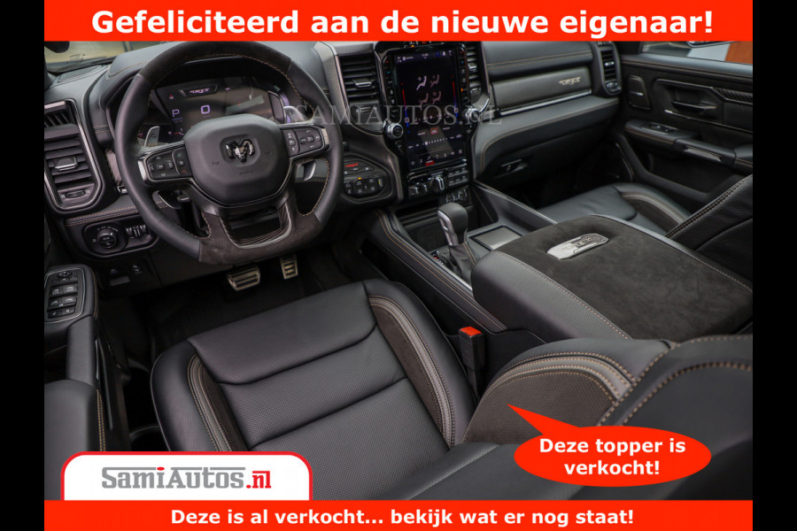 Dodge Ram 1500 TRX | 6.2 V8 712PK | Final Edition | All-In Prijs | Beschikt over alle opties | Comfortabele Dubbele Cabine met Royale 5 Zitplaatsen | BPM vrij | Nu Leverbaar uit Voorraad | Voorraad Nr 2121 - 4420