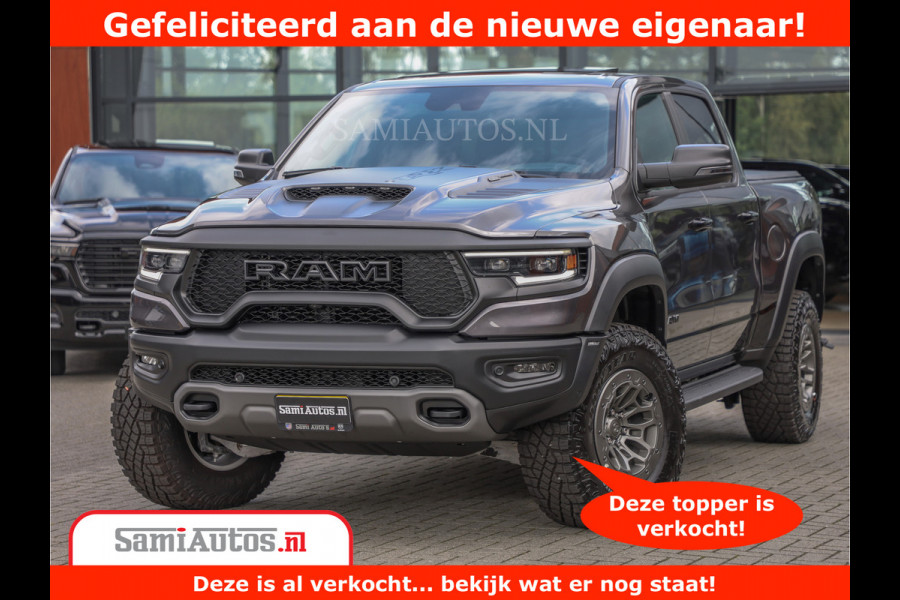 Dodge Ram 1500 TRX | 6.2 V8 712PK | Final Edition | All-In Prijs | Beschikt over alle opties | Comfortabele Dubbele Cabine met Royale 5 Zitplaatsen | BPM vrij | Nu Leverbaar uit Voorraad | Voorraad Nr 2121 - 4420