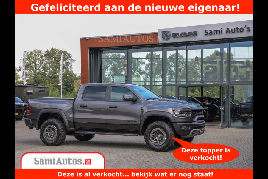 Dodge Ram 1500 TRX | 6.2 V8 712PK | Final Edition | All-In Prijs | Beschikt over alle opties | Comfortabele Dubbele Cabine met Royale 5 Zitplaatsen | BPM vrij | Nu Leverbaar uit Voorraad | Voorraad Nr 2121 - 4420