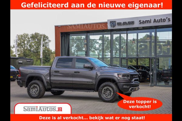 Dodge Ram 1500 TRX | 6.2 V8 712PK | Final Edition | All-In Prijs | Beschikt over alle opties | Comfortabele Dubbele Cabine met Royale 5 Zitplaatsen | BPM vrij | Nu Leverbaar uit Voorraad | Voorraad Nr 2121 - 4420