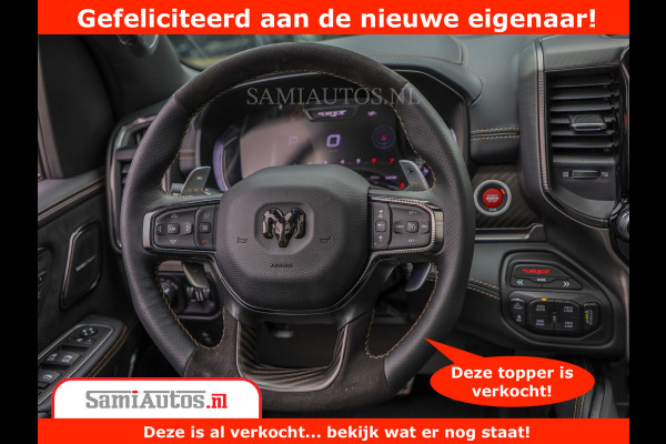 Dodge Ram 1500 TRX | 6.2 V8 712PK | Final Edition | All-In Prijs | Beschikt over alle opties | Comfortabele Dubbele Cabine met Royale 5 Zitplaatsen | BPM vrij | Nu Leverbaar uit Voorraad | Voorraad Nr 2121 - 4420