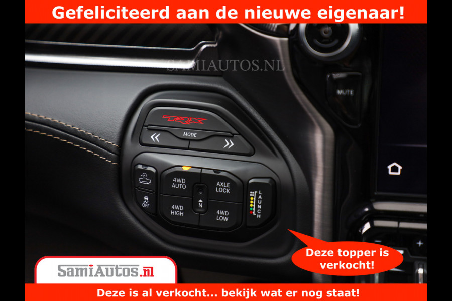 Dodge Ram 1500 TRX | 6.2 V8 712PK | Final Edition | All-In Prijs | Beschikt over alle opties | Comfortabele Dubbele Cabine met Royale 5 Zitplaatsen | BPM vrij | Nu Leverbaar uit Voorraad | Voorraad Nr 2121 - 4420