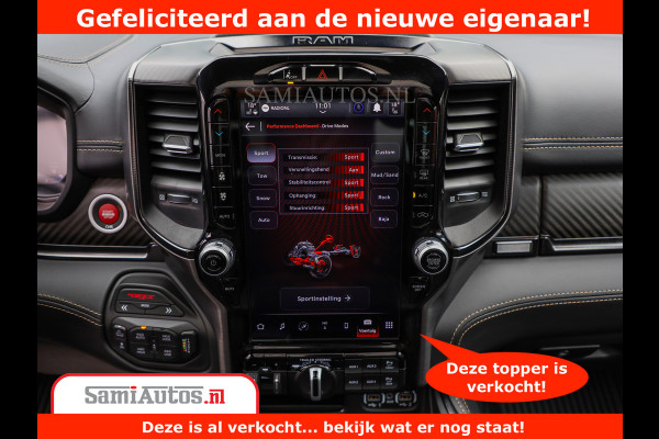 Dodge Ram 1500 TRX | 6.2 V8 712PK | Final Edition | All-In Prijs | Beschikt over alle opties | Comfortabele Dubbele Cabine met Royale 5 Zitplaatsen | BPM vrij | Nu Leverbaar uit Voorraad | Voorraad Nr 2121 - 4420
