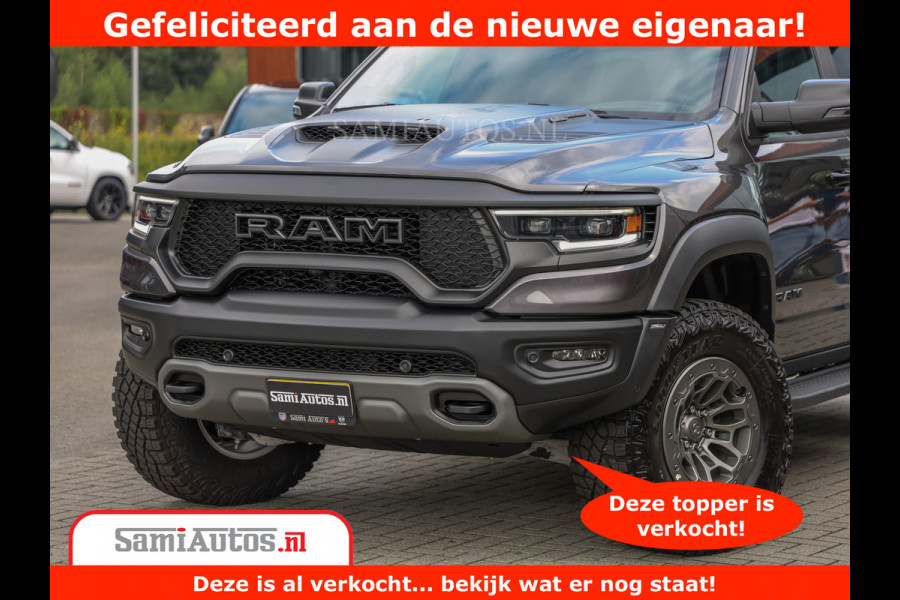 Dodge Ram 1500 TRX | 6.2 V8 712PK | Final Edition | All-In Prijs | Beschikt over alle opties | Comfortabele Dubbele Cabine met Royale 5 Zitplaatsen | BPM vrij | Nu Leverbaar uit Voorraad | Voorraad Nr 2121 - 4420