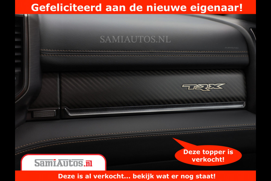 Dodge Ram 1500 TRX | 6.2 V8 712PK | Final Edition | All-In Prijs | Beschikt over alle opties | Comfortabele Dubbele Cabine met Royale 5 Zitplaatsen | BPM vrij | Nu Leverbaar uit Voorraad | Voorraad Nr 2121 - 4420