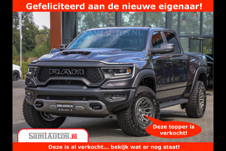 Dodge Ram 1500 TRX | 6.2 V8 712PK | Final Edition | All-In Prijs | Beschikt over alle opties | Comfortabele Dubbele Cabine met Royale 5 Zitplaatsen | BPM vrij | Nu Leverbaar uit Voorraad | Voorraad Nr 2121 - 4420