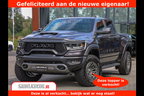 Dodge Ram 1500 TRX | 6.2 V8 712PK | Final Edition | All-In Prijs | Beschikt over alle opties | Comfortabele Dubbele Cabine met Royale 5 Zitplaatsen | BPM vrij | Nu Leverbaar uit Voorraad | Voorraad Nr 2121 - 4420