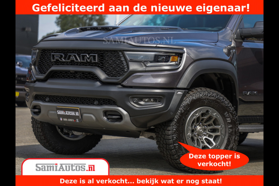Dodge Ram 1500 TRX | 6.2 V8 712PK | Final Edition | All-In Prijs | Beschikt over alle opties | Comfortabele Dubbele Cabine met Royale 5 Zitplaatsen | BPM vrij | Nu Leverbaar uit Voorraad | Voorraad Nr 2121 - 4420