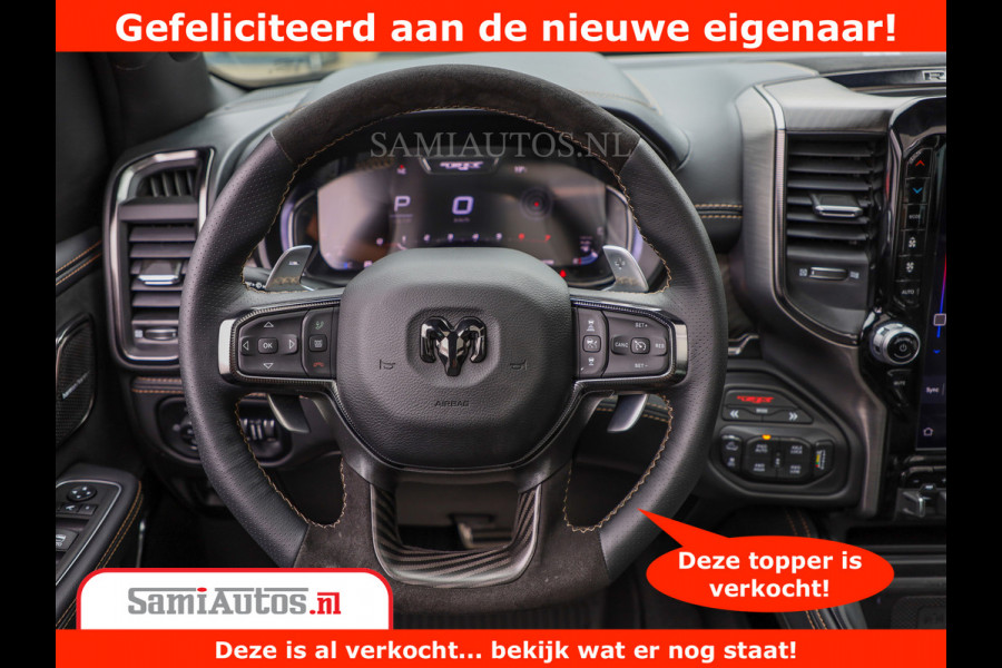 Dodge Ram 1500 TRX | 6.2 V8 712PK | Final Edition | All-In Prijs | Beschikt over alle opties | Comfortabele Dubbele Cabine met Royale 5 Zitplaatsen | BPM vrij | Nu Leverbaar uit Voorraad | Voorraad Nr 2121 - 4420