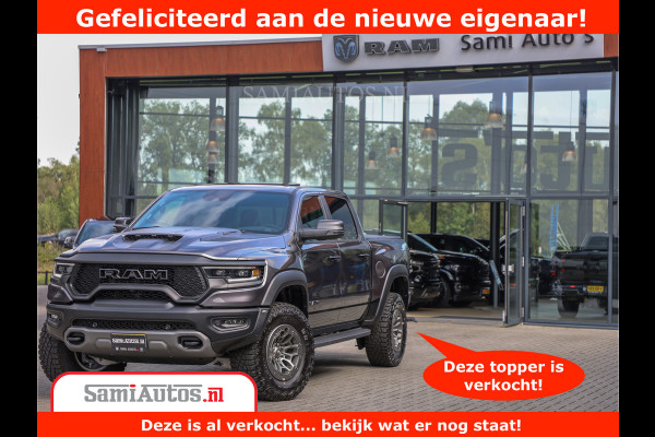 Dodge Ram 1500 TRX | 6.2 V8 712PK | Final Edition | All-In Prijs | Beschikt over alle opties | Comfortabele Dubbele Cabine met Royale 5 Zitplaatsen | BPM vrij | Nu Leverbaar uit Voorraad | Voorraad Nr 2121 - 4420