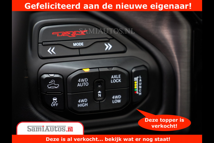 Dodge Ram 1500 TRX | 6.2 V8 712PK | Final Edition | All-In Prijs | Beschikt over alle opties | Comfortabele Dubbele Cabine met Royale 5 Zitplaatsen | BPM vrij | Nu Leverbaar uit Voorraad | Voorraad Nr 2121 - 4420