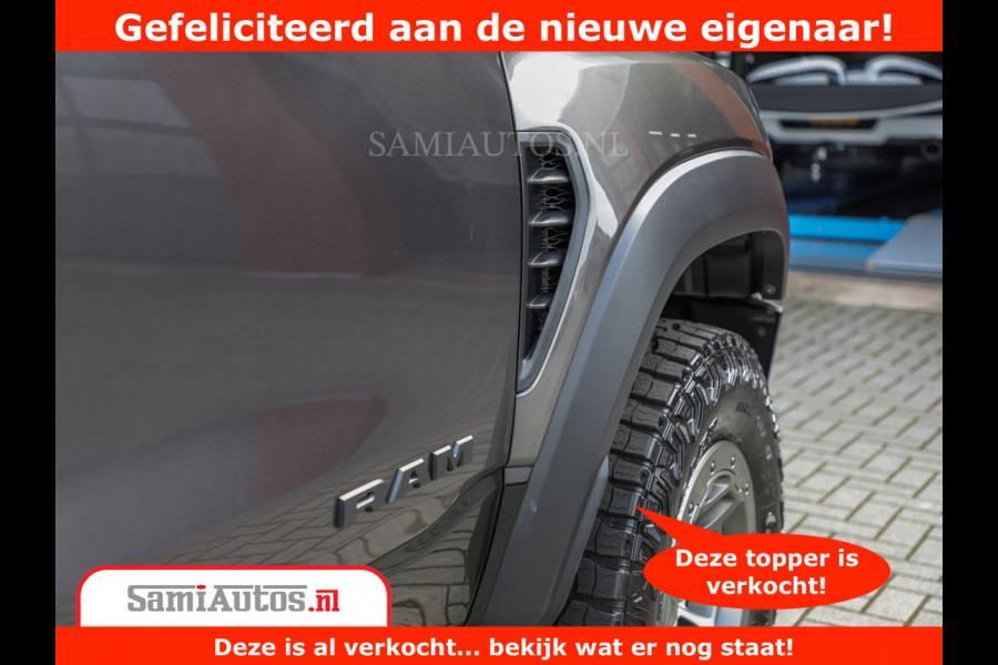 Dodge Ram 1500 TRX | 6.2 V8 712PK | Final Edition | All-In Prijs | Beschikt over alle opties | Comfortabele Dubbele Cabine met Royale 5 Zitplaatsen | BPM vrij | Nu Leverbaar uit Voorraad | Voorraad Nr 2121 - 4420