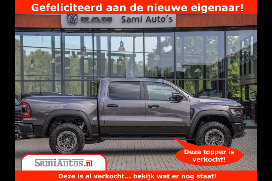 Dodge Ram 1500 TRX | 6.2 V8 712PK | Final Edition | All-In Prijs | Beschikt over alle opties | Comfortabele Dubbele Cabine met Royale 5 Zitplaatsen | BPM vrij | Nu Leverbaar uit Voorraad | Voorraad Nr 2121 - 4420