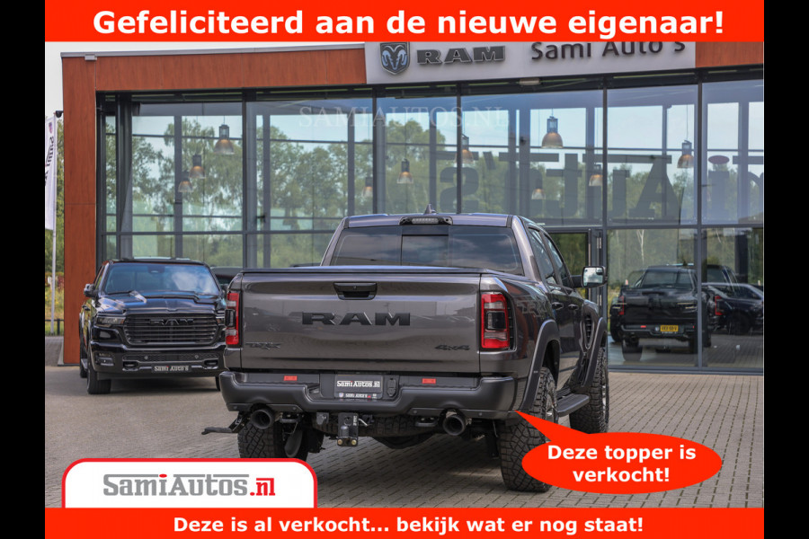 Dodge Ram 1500 TRX | 6.2 V8 712PK | Final Edition | All-In Prijs | Beschikt over alle opties | Comfortabele Dubbele Cabine met Royale 5 Zitplaatsen | BPM vrij | Nu Leverbaar uit Voorraad | Voorraad Nr 2121 - 4420