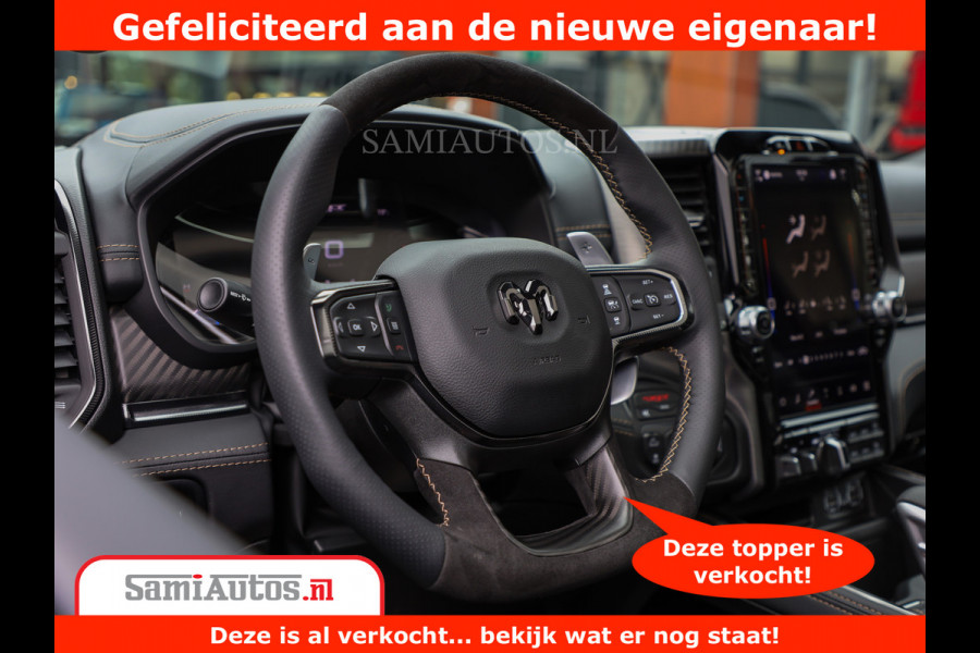 Dodge Ram 1500 TRX | 6.2 V8 712PK | Final Edition | All-In Prijs | Beschikt over alle opties | Comfortabele Dubbele Cabine met Royale 5 Zitplaatsen | BPM vrij | Nu Leverbaar uit Voorraad | Voorraad Nr 2121 - 4420