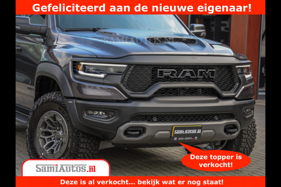 Dodge Ram 1500 TRX | 6.2 V8 712PK | Final Edition | All-In Prijs | Beschikt over alle opties | Comfortabele Dubbele Cabine met Royale 5 Zitplaatsen | BPM vrij | Nu Leverbaar uit Voorraad | Voorraad Nr 2121 - 4420