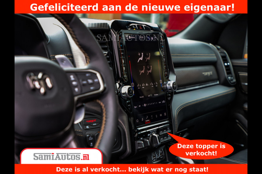 Dodge Ram 1500 TRX | 6.2 V8 712PK | Final Edition | All-In Prijs | Beschikt over alle opties | Comfortabele Dubbele Cabine met Royale 5 Zitplaatsen | BPM vrij | Nu Leverbaar uit Voorraad | Voorraad Nr 2121 - 4420