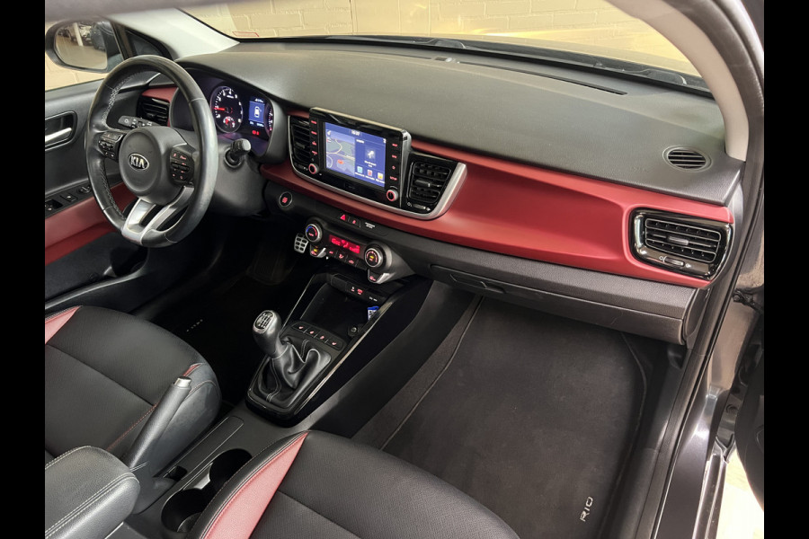 Kia Rio 1.0 TGDI 120pk | Platinum Edition | VERKOCHT! Navi | Camera | Leder | Pano | 17"| Stoel & Stuur Verwarming | Volledig onderhouden!