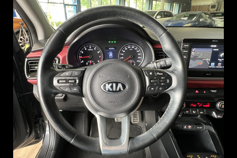 Kia Rio 1.0 TGDI 120pk | Platinum Edition | VERKOCHT! Navi | Camera | Leder | Pano | 17"| Stoel & Stuur Verwarming | Volledig onderhouden!