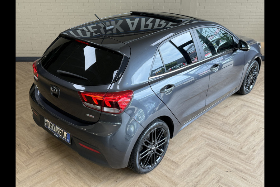 Kia Rio 1.0 TGDI 120pk | Platinum Edition | VERKOCHT! Navi | Camera | Leder | Pano | 17"| Stoel & Stuur Verwarming | Volledig onderhouden!