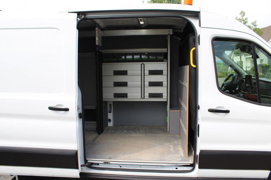 Ford Transit 350 2.0 TDCI 170PK E6 Automaat L3H2 Trend ✓ Bott werkplaatsinrichting ✓ Servicebus