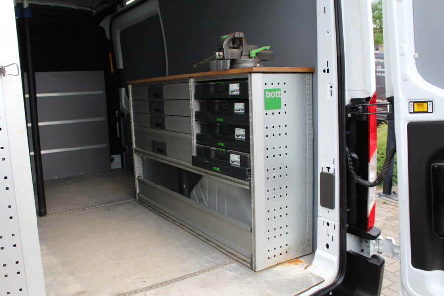 Ford Transit 350 2.0 TDCI 170PK E6 Automaat L3H2 Trend ✓ Bott werkplaatsinrichting ✓ Servicebus