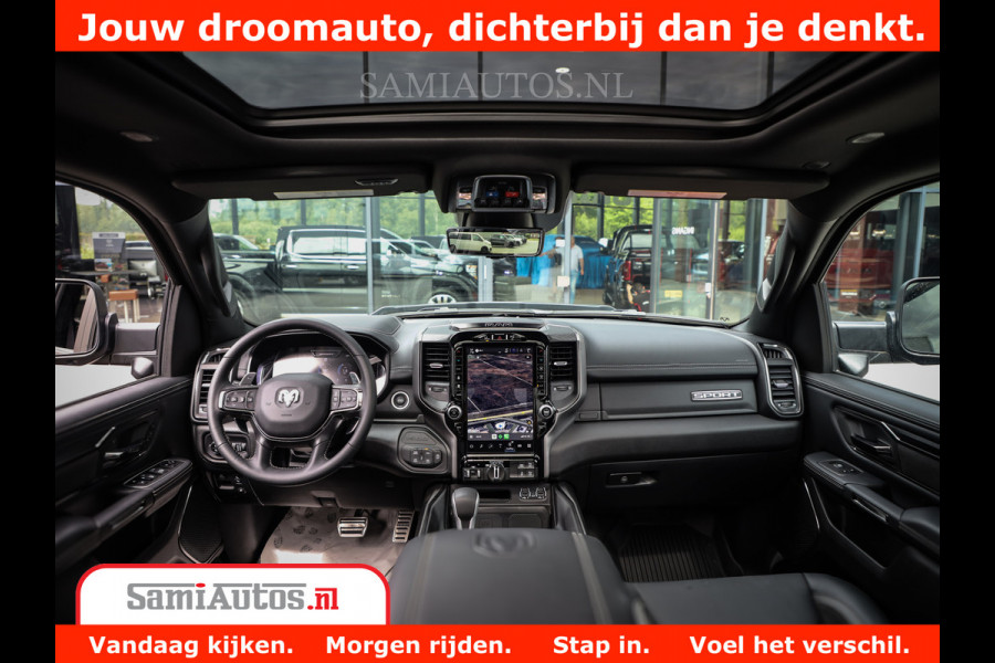 Dodge Ram 1500 GT EDITION | 5.7 V8 HEMI | VIRTUAL COCKPIT | HEAD-UP | ADAPTIVE CRUISE | 360 CAMERA | TRX PACK | Comfortabele Dubbele Cabine met Royale 5 Zitplaatsen | BPM vrij BPM vrij | Nu Leverbaar uit Voorraad | Voorraad Nr 2434
