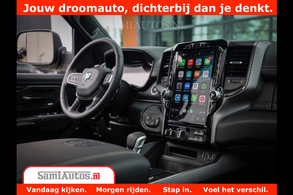 Dodge Ram 1500 GT EDITION | 5.7 V8 HEMI | VIRTUAL COCKPIT | HEAD-UP | ADAPTIVE CRUISE | 360 CAMERA | TRX PACK | Comfortabele Dubbele Cabine met Royale 5 Zitplaatsen | BPM vrij BPM vrij | Nu Leverbaar uit Voorraad | Voorraad Nr 2434