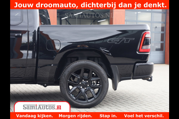 Dodge Ram 1500 GT EDITION | 5.7 V8 HEMI | VIRTUAL COCKPIT | HEAD-UP | ADAPTIVE CRUISE | 360 CAMERA | TRX PACK | Comfortabele Dubbele Cabine met Royale 5 Zitplaatsen | BPM vrij BPM vrij | Nu Leverbaar uit Voorraad | Voorraad Nr 2434