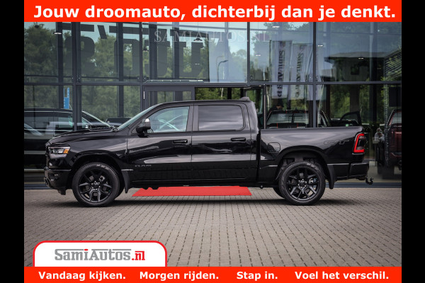 Dodge Ram 1500 GT EDITION | 5.7 V8 HEMI | VIRTUAL COCKPIT | HEAD-UP | ADAPTIVE CRUISE | 360 CAMERA | TRX PACK | Comfortabele Dubbele Cabine met Royale 5 Zitplaatsen | BPM vrij BPM vrij | Nu Leverbaar uit Voorraad | Voorraad Nr 2434