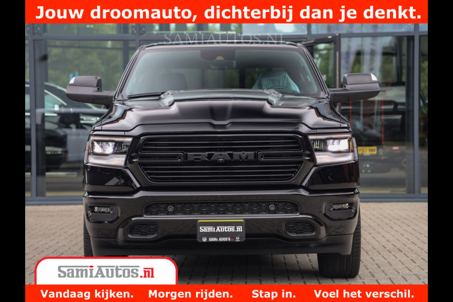 Dodge Ram 1500 GT EDITION | 5.7 V8 HEMI | VIRTUAL COCKPIT | HEAD-UP | ADAPTIVE CRUISE | 360 CAMERA | TRX PACK | Comfortabele Dubbele Cabine met Royale 5 Zitplaatsen | BPM vrij BPM vrij | Nu Leverbaar uit Voorraad | Voorraad Nr 2434