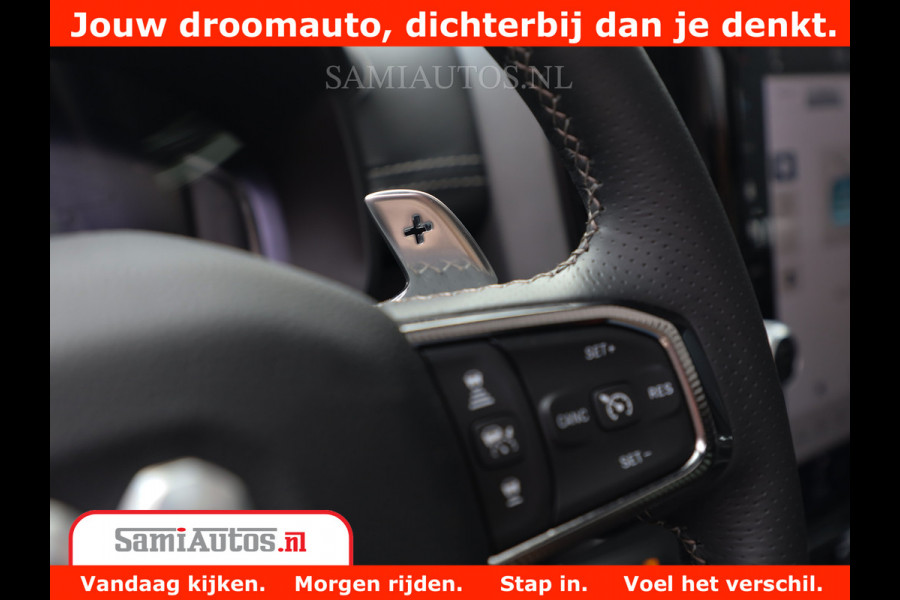 Dodge Ram 1500 GT EDITION | 5.7 V8 HEMI | VIRTUAL COCKPIT | HEAD-UP | ADAPTIVE CRUISE | 360 CAMERA | TRX PACK | Comfortabele Dubbele Cabine met Royale 5 Zitplaatsen | BPM vrij BPM vrij | Nu Leverbaar uit Voorraad | Voorraad Nr 2434