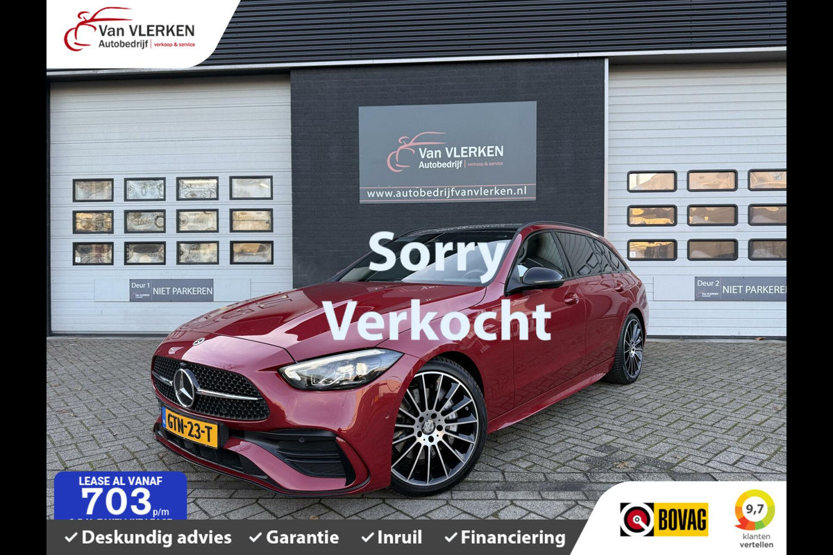 Mercedes-Benz C-Klasse Estate 200 Hybrid AMG PANORAMADAK BOM VOL Mercedes-Benz C-Klasse Estate 200 Hybrid AMG PANORAMADAK BOM VOL