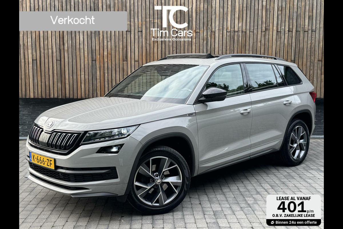 Škoda Kodiaq 1.5 TSI Sportline Automaat | Volleer | Panoramadak | Trekhaak uitklapbaar | Stoelverwarming | ACC | Dode hoek detectie | LED ver