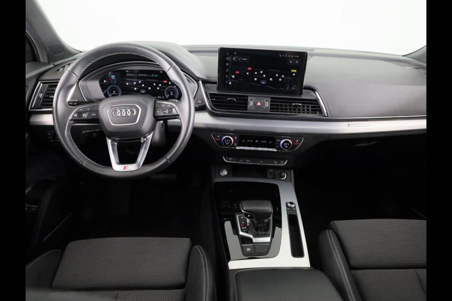 Audi Q5 50 TFSI e S edition 299pk S-tronic | SoH 92% | Navigatie | B&O Audio | Keyless entry | Parkeercamera | Verwarmbare voorstoelen