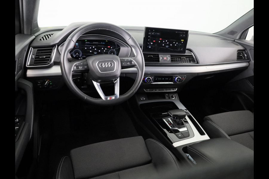 Audi Q5 50 TFSI e S edition 299pk S-tronic | SoH 92% | Navigatie | B&O Audio | Keyless entry | Parkeercamera | Verwarmbare voorstoelen