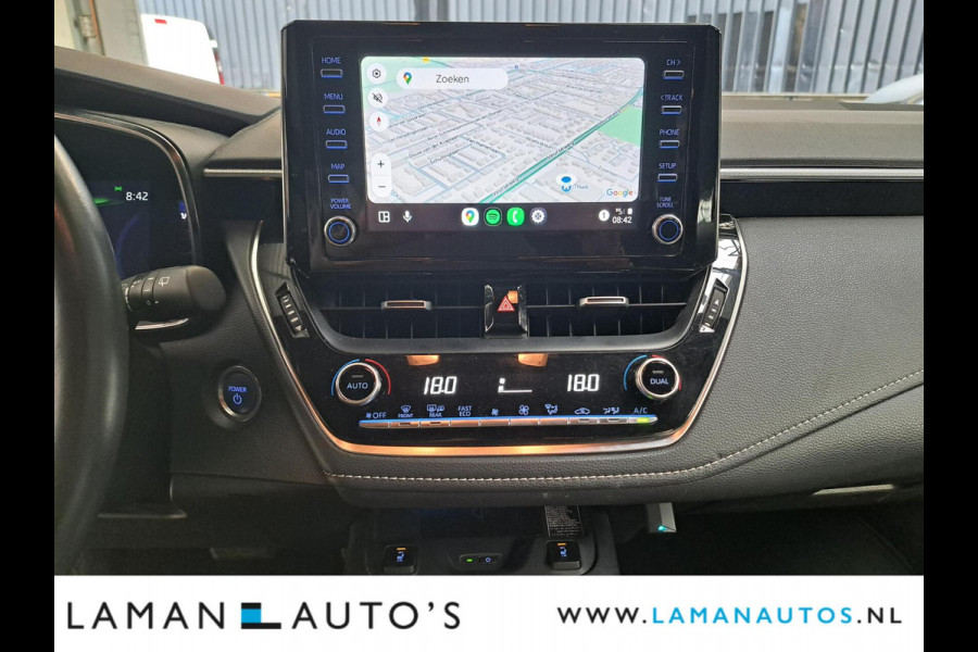 Toyota Corolla Touring Sports 2.0 Hybrid 184pk Business Plus | CarPlay Halfleder Trekhaak Parkeersensoren 17" LMV ECC LED ACC Camera Metallic | Hybrid Voorsch