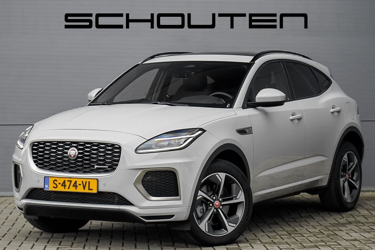Jaguar E-Pace 1.5 P300e AWD R-Dynamic Pano CarPlay Leer Jaguar E-Pace 1.5 P300e AWD R-Dynamic Pano CarPlay Leer