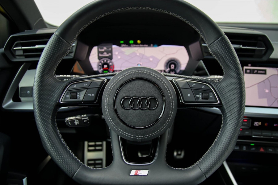 Audi A3 Sportback 40 TFSI e PHEV S Edition S-line 204pk S-Tronic|Virtual Cockpit|Kuipstoelen elektrisch|LED Matrix|Camera|Black|18