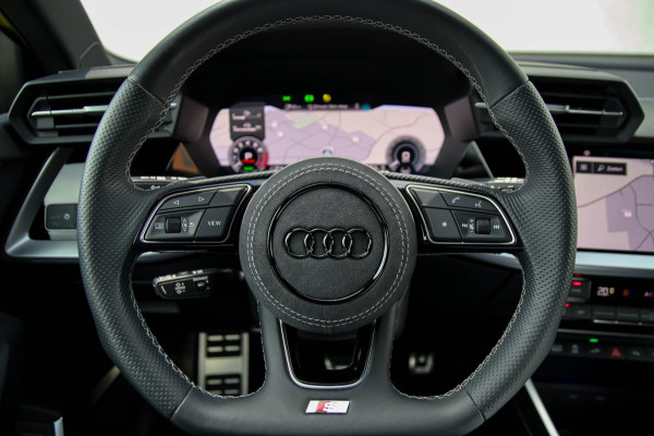 Audi A3 Sportback 40 TFSI e PHEV S Edition S-line 204pk S-Tronic|Virtual Cockpit|Kuipstoelen elektrisch|LED Matrix|Camera|Black|18