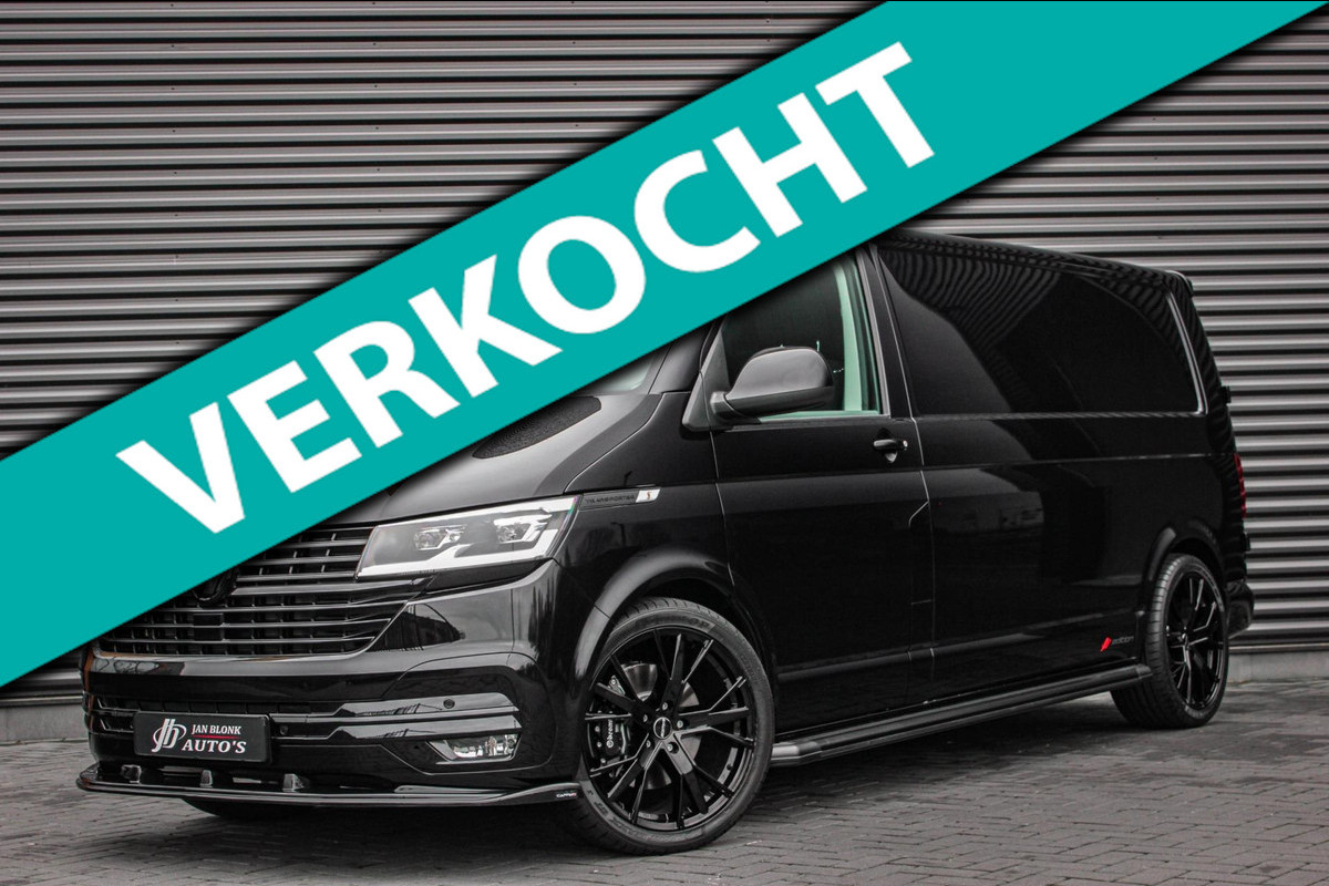 Volkswagen Transporter 2.0 TDI L2H1 150PK FULL BLACK / JB- EDITION / LEDEREN BEKLEDING / VERLAGINGSVEREN / APPLE CARPLAY / SPOILER Volkswagen Transporter 2.0 TDI L2H1 150PK FULL BLACK / JB- EDITION / LEDEREN BEKLEDING / VERLAGINGSVEREN / APPLE CARPLAY / SPOILER